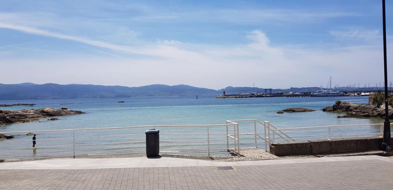 Piso Exterior A Escasos Metros De La Playa Panadeira Con Plaza De Garaje Apartment Sanxenxo Luaran gambar
