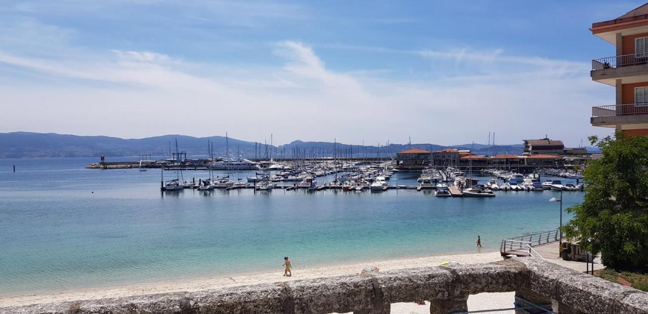 Piso Exterior A Escasos Metros De La Playa Panadeira Con Plaza De Garaje Apartment Sanxenxo Luaran gambar